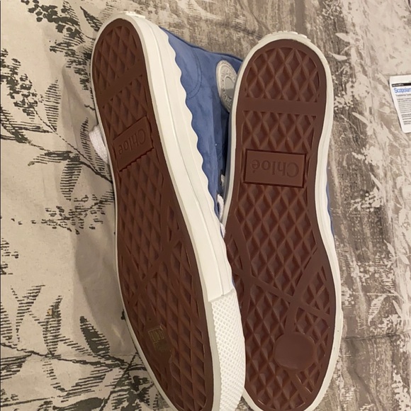 Chloe sneakers! Worn once to see if they could fit but were tight. Size 10 or 41 - Picture 4 of 7